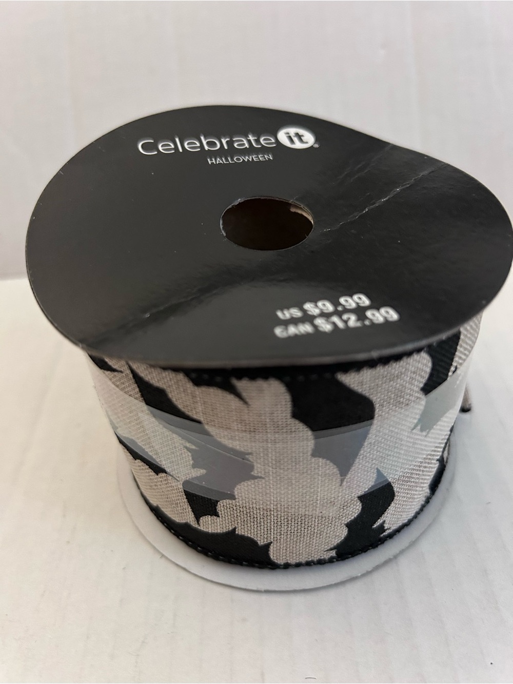 Celebrate It BAT wired Ribbon Halloween 2-1/2”